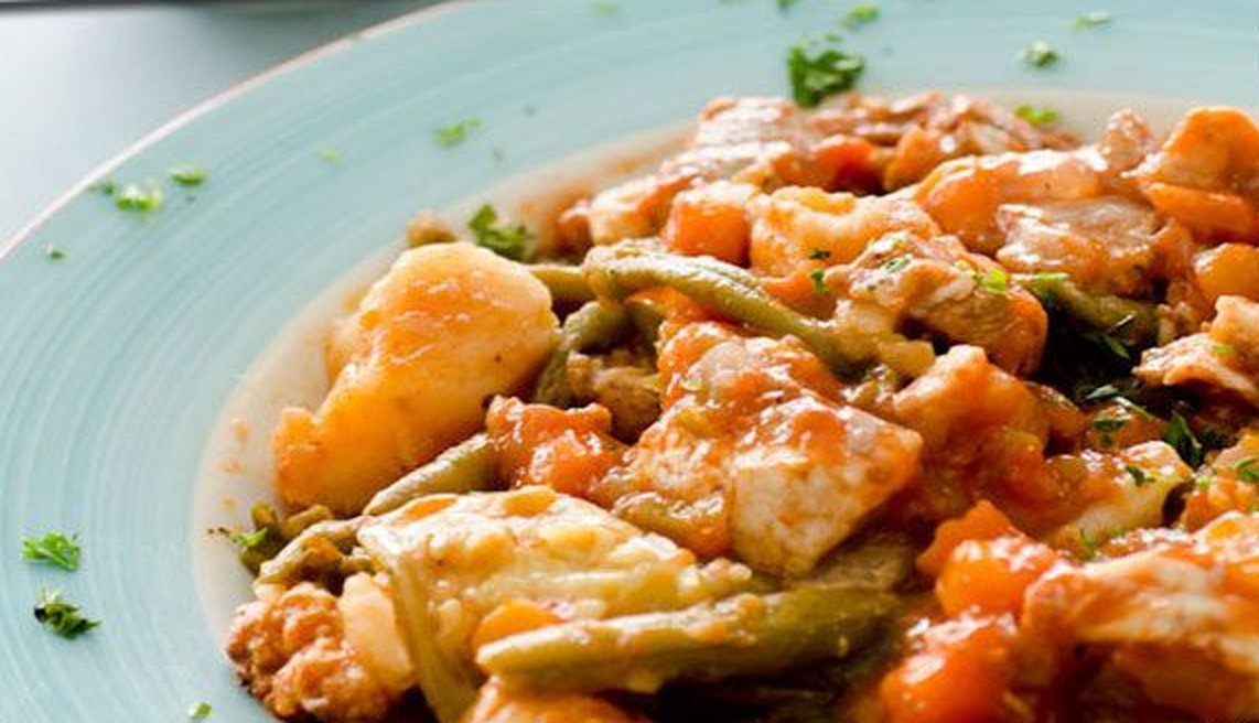 Lamb stew with vegetables